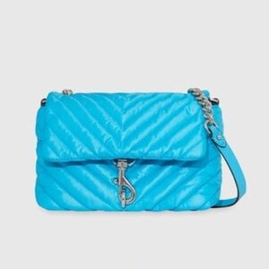 ‼️RARE‼️🎸REBECCA MINKOFF🎸🔥NWT🔥EDIE NYLON CROSSBODY in Ocean